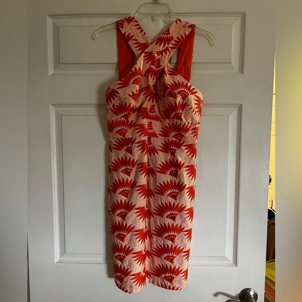 Spring/Summer dress! Perfect for any wedding our formal event. Zipper back.